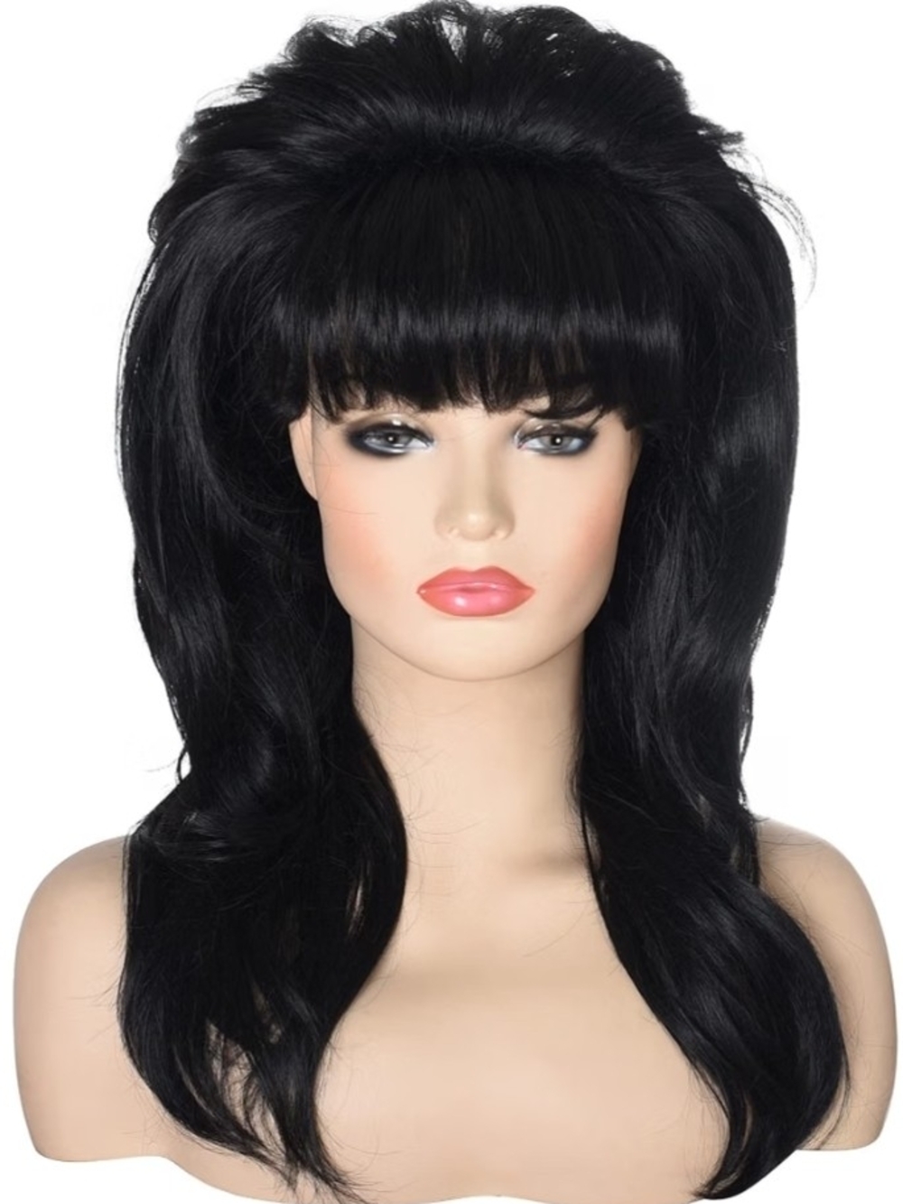 50s Beehive Bouffant Big Synthetic Hair Wigs 60s 80s Married Housewife Costume